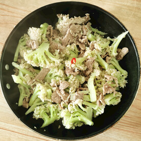 花菜炒肉片