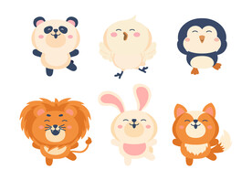 卡通动物