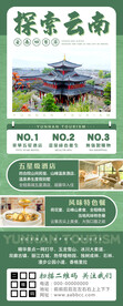 云南丽江旅游宣传海报广告
