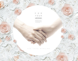 唯美背景纸雕纸艺剪纸花卉浪漫