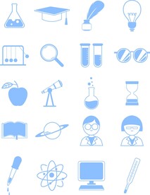 科学教育图标图片