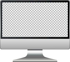 电脑显示器矢量图片