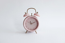 粉色闹钟