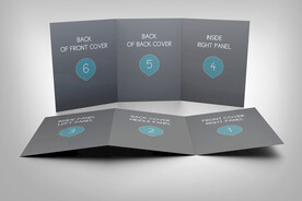 三折页样机