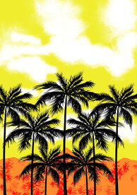 椰树 男装印花 高清分层