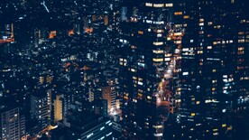 繁华都市夜景