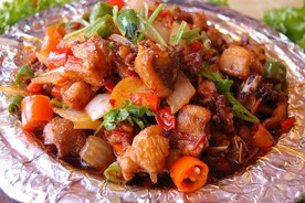 铁板鸡丁