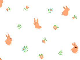 卡通 可爱 兔子