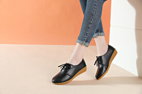 小皮鞋 平跟单鞋 时尚 韩版女