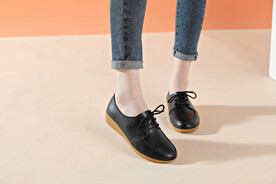 小皮鞋 平跟单鞋 时尚 韩版女