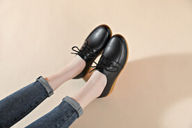 小皮鞋 平跟单鞋 时尚 韩版女