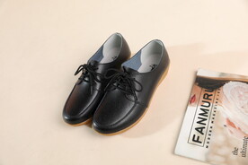 小皮鞋 平跟单鞋 时尚 韩版女