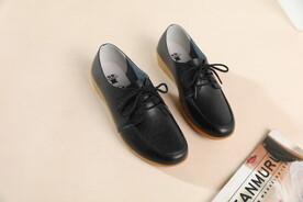 小皮鞋 平跟单鞋 时尚 韩版女