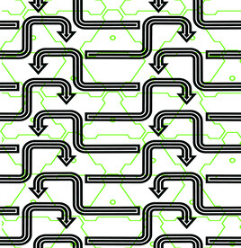 潮流印花 分层 无缝衔接