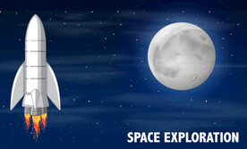 卡通宇宙太空图片