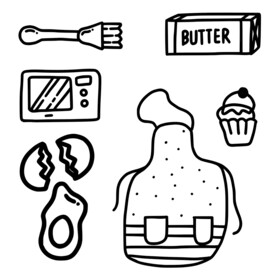 烘焙卡通图案