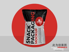 零食包装袋子样机