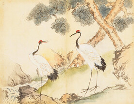 余曾三国画 百花鸟图