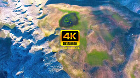 短视频素材航拍山脉