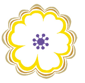 美丽花朵花纹图案元素