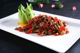 香辣小山羊肉