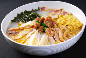 三丝酥肉丸子汤