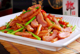 蒜薹肉丝