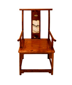 黄花梨四出头平脑官帽椅