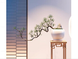  3DMAX新中式植物松树