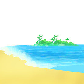 夏季风景元素