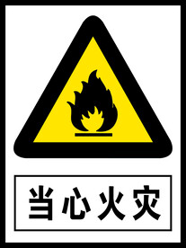 当心火灾