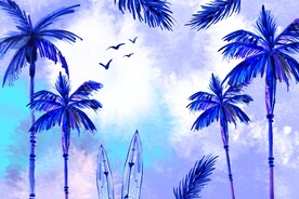 背景模板 展板背景      