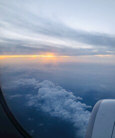 天空中的夕阳