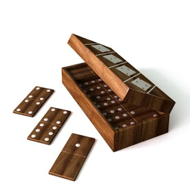 c4d模型棋牌旗子盒子木头
