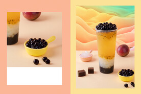 珍珠百香果奶茶