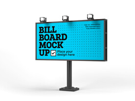 户外海报样机