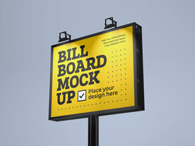 户外海报样机