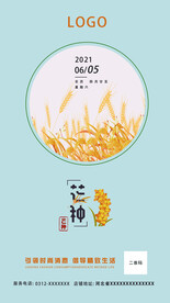 芒种海报
