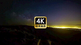 唯美远山天际极光