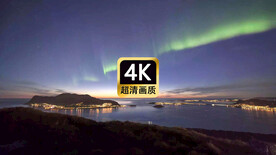 黑夜星空极光宇宙银河