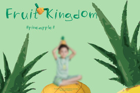 儿童创意趣味卡通水果影楼后期