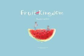 儿童创意趣味卡通水果影楼后期