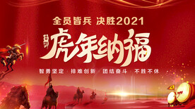虎2022年展板背景