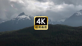 宣传片素材云雾缭绕的山脉