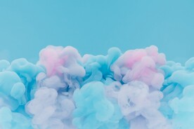 蓝色烟雾背景