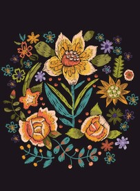 花草图案背景