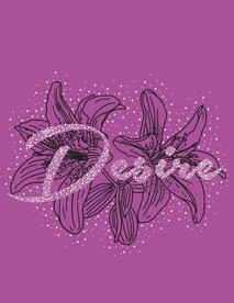 文字花卉