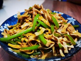 炒豆腐皮