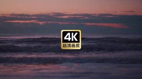 唯美海景近焦海浪翻滚美景