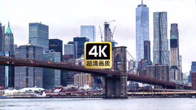 旅拍素材跨海大桥两岸景色